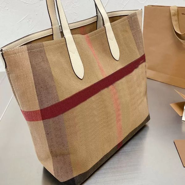 

canvas shopping bag large capacity tote bags women shoulder handbag classic patchwork color open handbags women bags