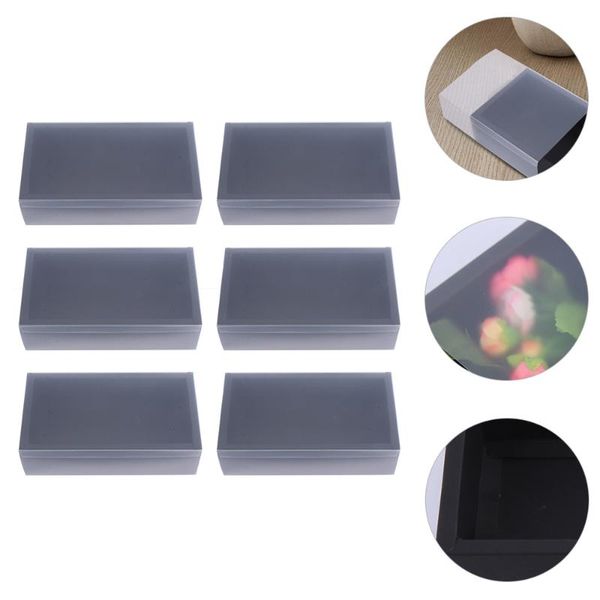 

6pcs gift box packaging box drawer type storage boxes present wrapping