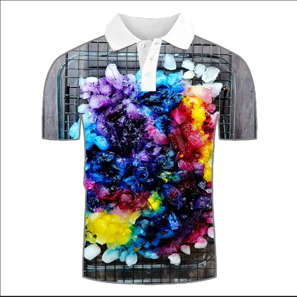 

gorgeous painting 3d printing t-shirt visual impact party shirt street punk goth round neck american muscle style short sleeves, White;black