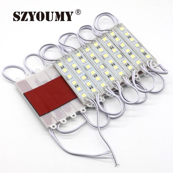 

szyoumy 2000pcs 6 leds led modules cool white warm white red green blue waterproof ip65 dc12v 6leds led module lighting