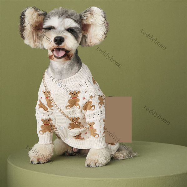 Animal Padrão Cardigan Malha De Cão Venda Wind À Prova de Aqueto Pet Revestimento Único Breasted Sweater Casacos para Cachorrinho