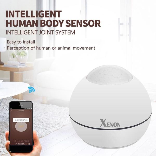 

smart home control wifi pir motion sensor human body detector alarm system tuya security