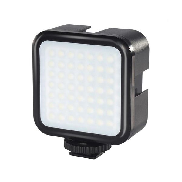 

flash heads wide angle portable cold shoe base video light camcorder fill lamp vlog 3w 6500k mini splicing pography accessories 49 led