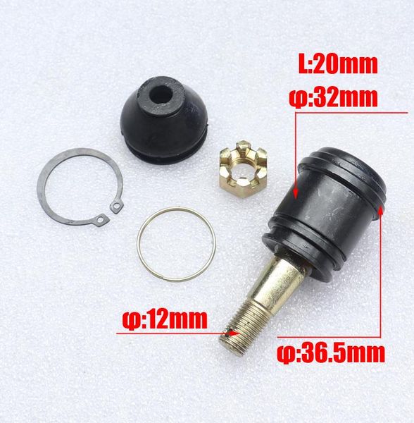 

parts modified steering rod ball head atv200 rocker arm accessoriers turning systerm 12mm thread