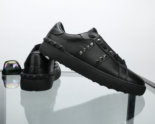 

classic fashion womens mens dress shoes white pink green all black women leather comfortable shoes open low sports trainers