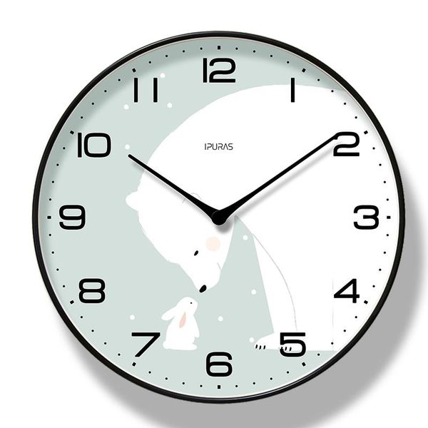 

nordic kitchen wall clock modern design clocks for home mute hanging watch battery operated silent living room decoration saat