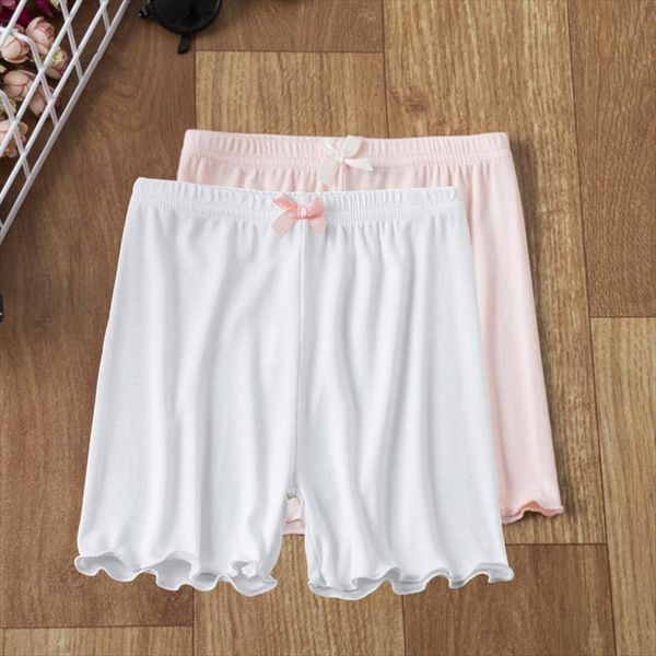 

100% cotton girls safety pants kids short underwear children summer solid shorts underpants for 2 11 years old, Black