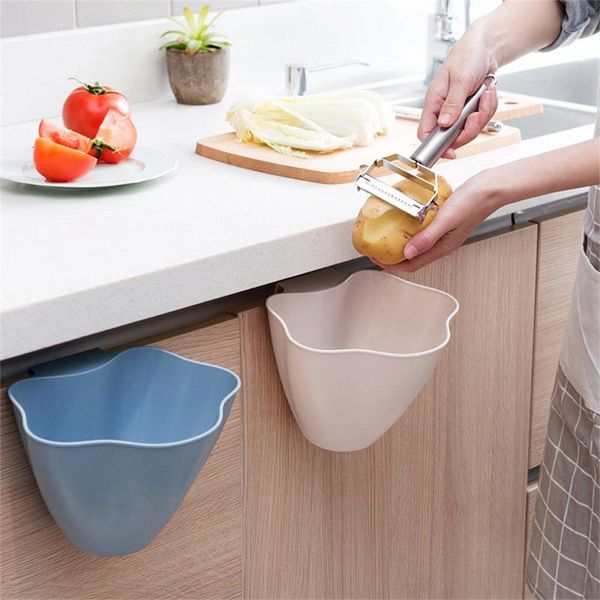 

hanging baskets kitchen cabinet door trash garbage bin can rubbish container household cleaning tools waste bins
