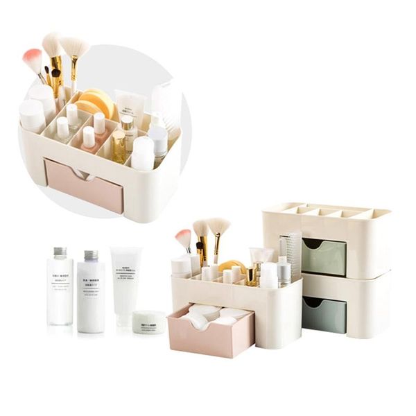 

storage baskets deskmakeup organizer drawers cosmetics box division office desk organiser stationery portable