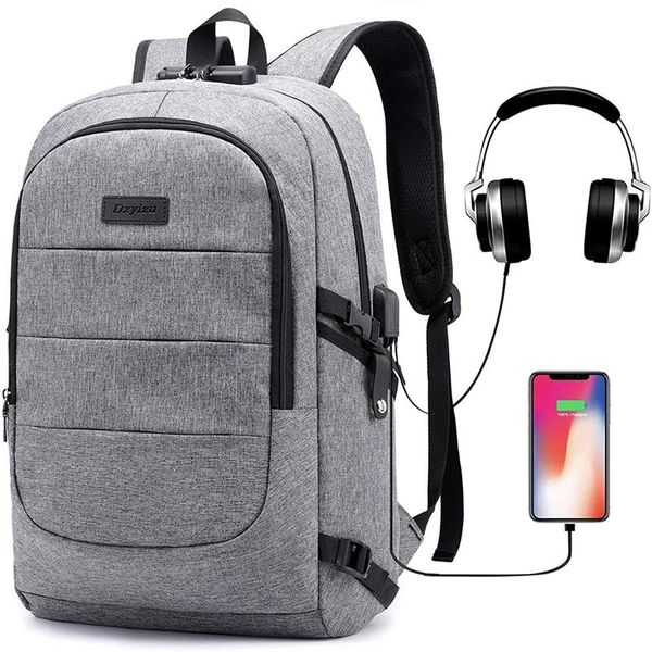 

backpack fashion men lapmultifunction usb charging backpacks anti-theft business bags