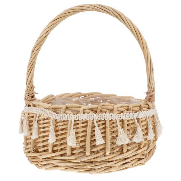 

storage baskets bride basket po prop portable woven flower party supply