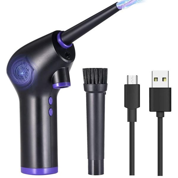 

vacuum cleaners 2021 air duster, computer cordless duster rechargeable, 10w fast charging 6000mah battery