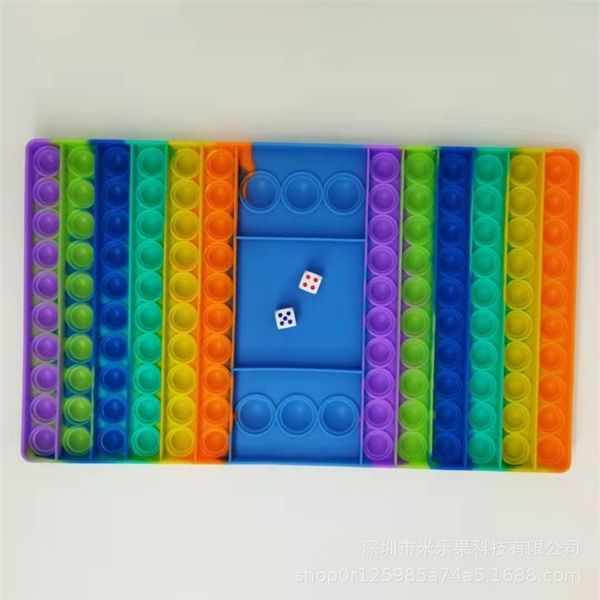 

new large chessboard deratization pioneer decompression finger bubble game puzzle children's desktoy