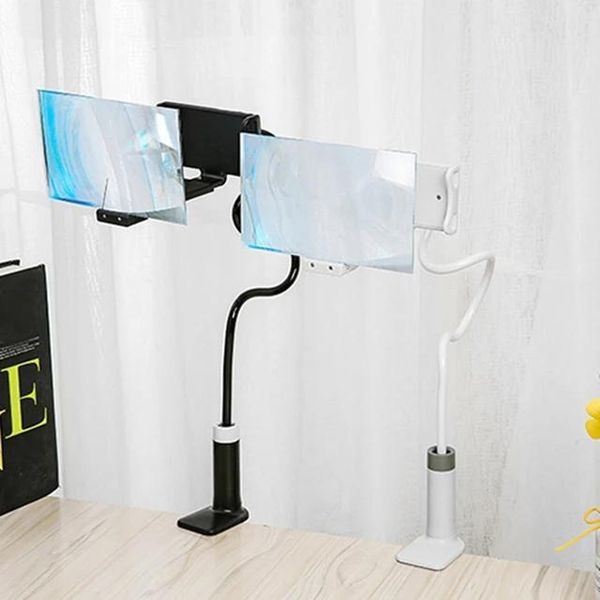 

cell phone mounts & holders 3d hd screen magnifier mobile high definition projection bracket adjustable flexible all angles tablet holder