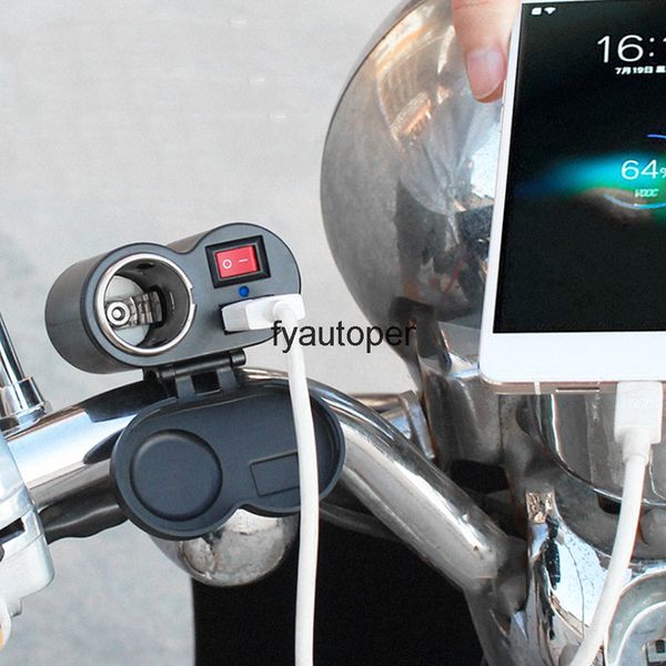 

usb power 12v-24v waterproof motorcycle/bike cigarette lighter charger socket