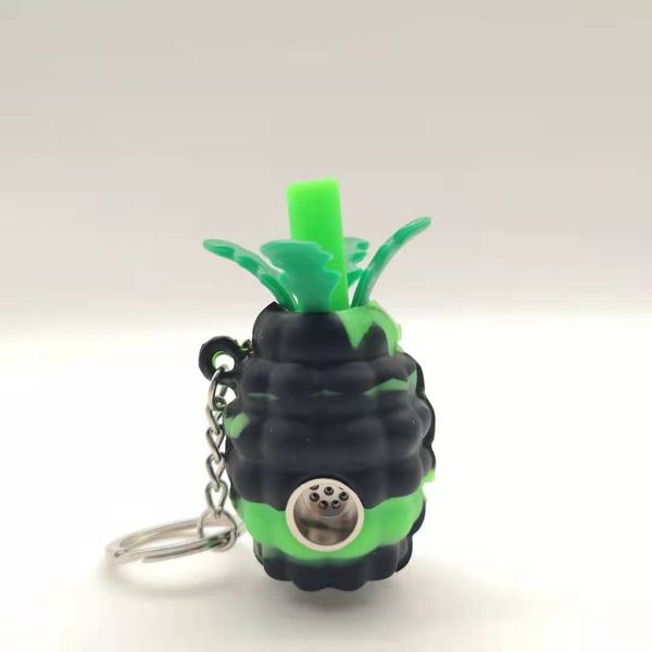 Küçük Ananas Sigara İçme El Boru Tütün Borular Dabber Aracı Oil Kuleleri Cam Bongs Nargile