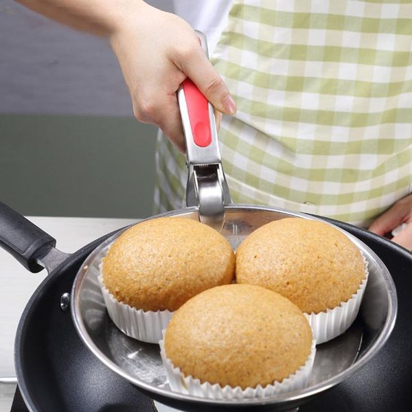 

mats & pads 2021 stainless steel tongs anti-scalding bowl clip safety from microwave oven air fryer boiling pots pot food