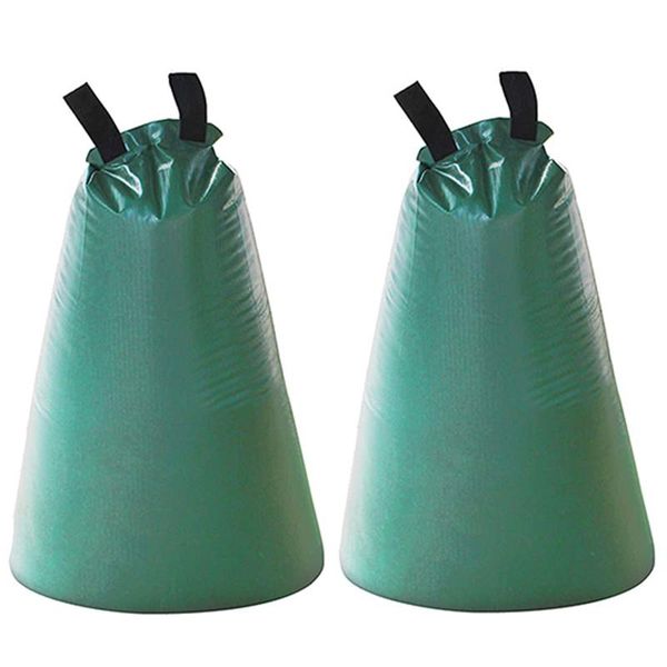 

watering equipments 2-pack tree-watering drip irrigation bags, for ly planted trees, slow release