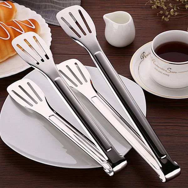 

forks stainless steel long clips bread clamp grill tongs barbecue grilling bbq tools el buffet kitchen utensils