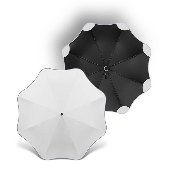 

umbrellas round corner full automatic umbrella folding sun female sunshade sunscreen anti ultraviolet