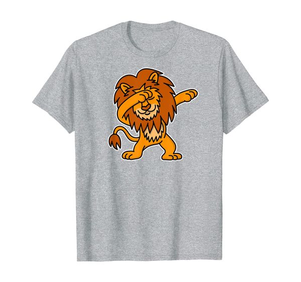

dabbing lion funny dab dance cool lion jungle king animal, White;black