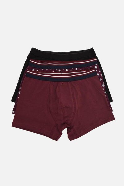 

underpants trendyol male 3'lÃ¼ package boxer tmnaw22bx0030, Black;white