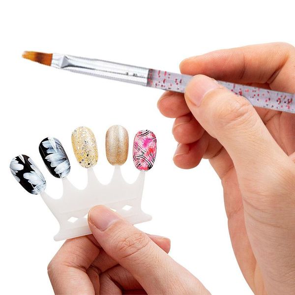 

nail brushes art brush pen manicure dotting tools design gel polish tool, Yellow