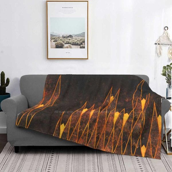 

blankets geometric | firestone comfortable bed sofa soft blanket gold copper bronze fire diamond abstract rust art