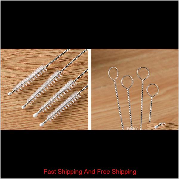 

stainless steel straw cleaning brush brushes 175mm 200mm 240mm nylon straw brush drinking pipe tube cleaner baby b qyllur toys2010