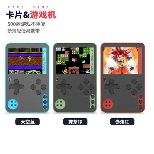 

portable game players handheld console 8 bit built-in 500 retro 2.4 inch screen for children gift