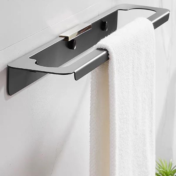 

towel racks light luxury bathroom rack stainless steel bath storage single pole wall-mounted multifunctional
