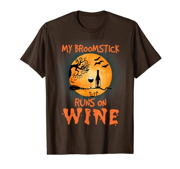 

My Broomstick Runs On Wine T-Shirt, Mainly pictures
