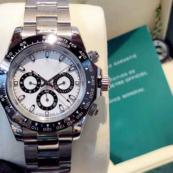 

classic mens watches fully automatic mechanical watch 40mm ceramic case waterproof designer watch gift wristwatch, Slivery;brown