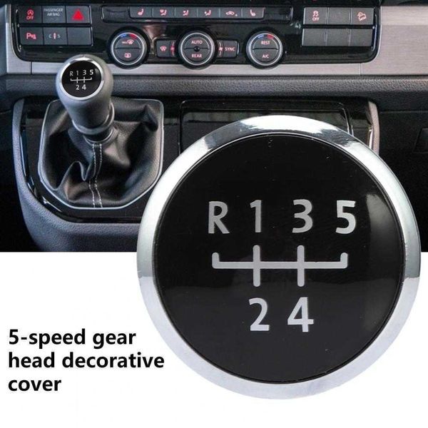 

new car heat-resistant black professional gear shift knob stick badge for t5/t6