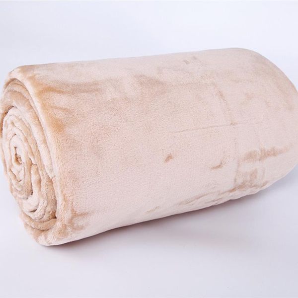 

blankets flannel blanket for beds plush soft warm coral fleece throw solid color sofa cover bedspread winter thickening plaid
