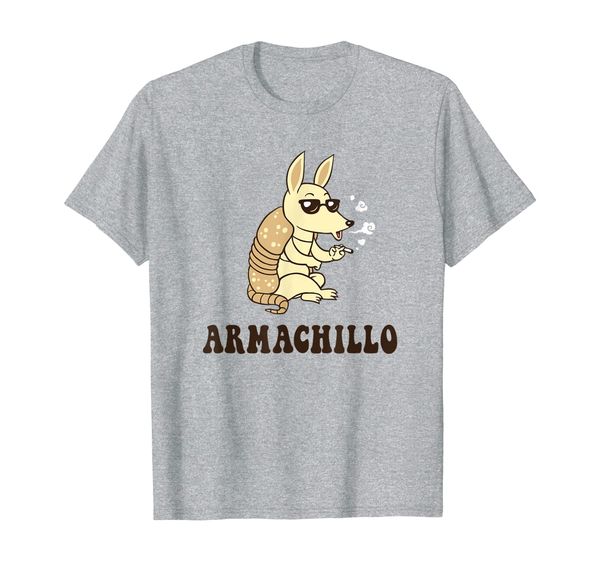 

armachillo - funny armadillo chill t-shirt, White;black
