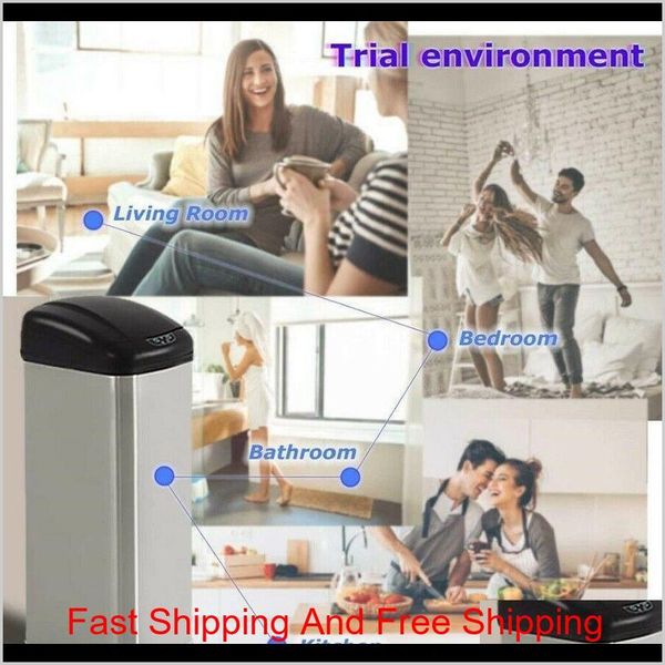 

new 13 gallon touch-sensor matic stainless-steel tra qyldhj homes2007