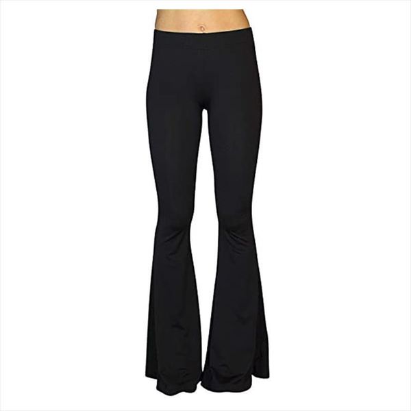 

high waist leggings fashion women capris gypsy comfy ethnic tribal stretch palazzo 70s bell bottom fit flare, Black;white