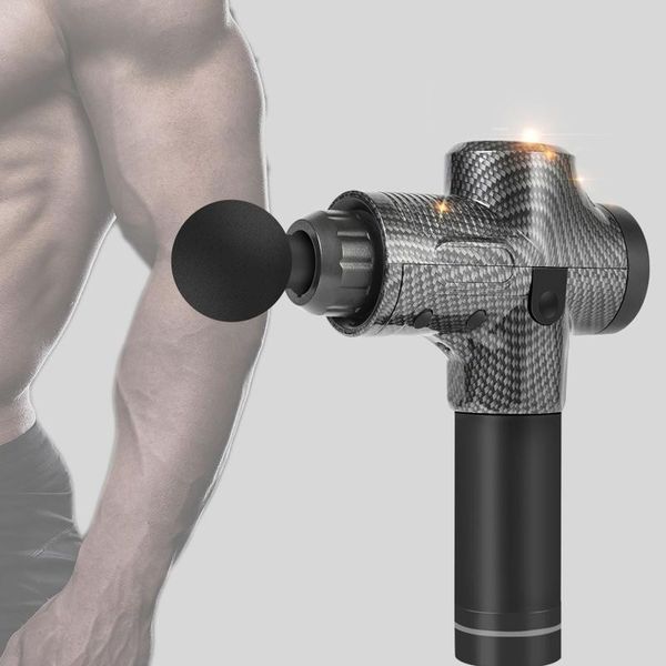 

accessories lcd electric massage fascia gun slimming body muscle relaxation for neck back leg shoulder massager touch display percussion