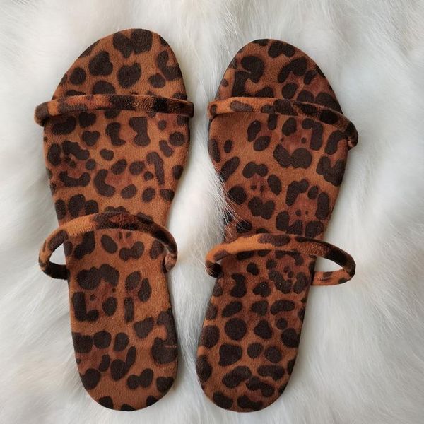 

slippers womens leopard slides summer fashion casual pu upper one front cool plus size outdoor beach snake flat 43, Black