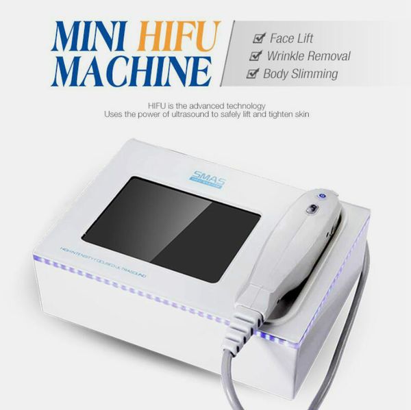 

5 cartridges hifu high intensity focused ultrasound hifu wrinkle removal anti-aging skin care hifu slimming equipment face lift