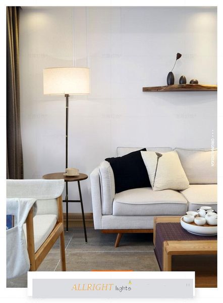 

nordic led wooden floor lamp handmade good quality new decoration natural color for bedroom livingroom