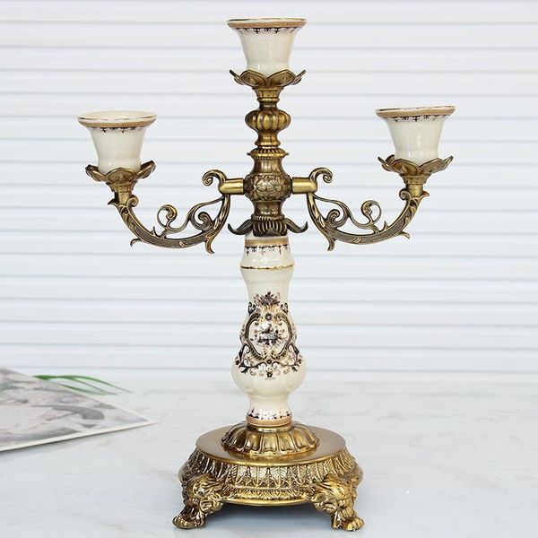 

candle holders nordic style modern design retro luxury house decoration vintage decor bougeoir home bc50zt