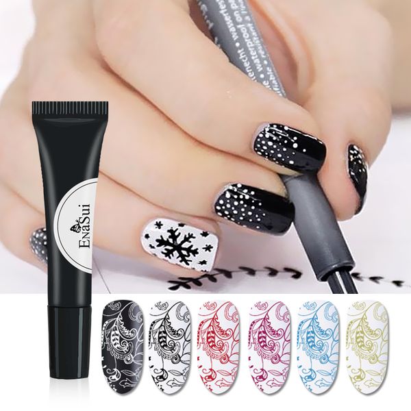 

8ml enasui nail stamping polish, Red;pink