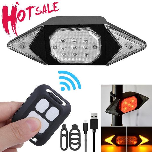 

bike lights bicycle turn signals remote control indicator light smart tail intelligent usb rechargeable led warning rear lamp