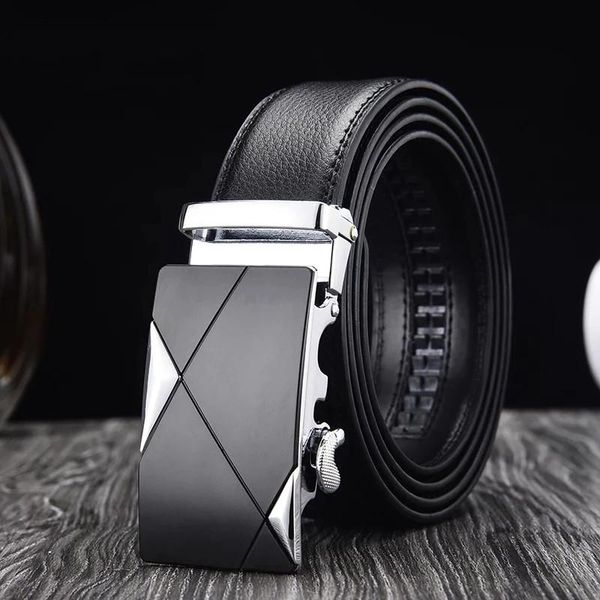 

belts men's belt leather young student automatic buckle korean personality trendy pants 2021 luxury design, Black;brown