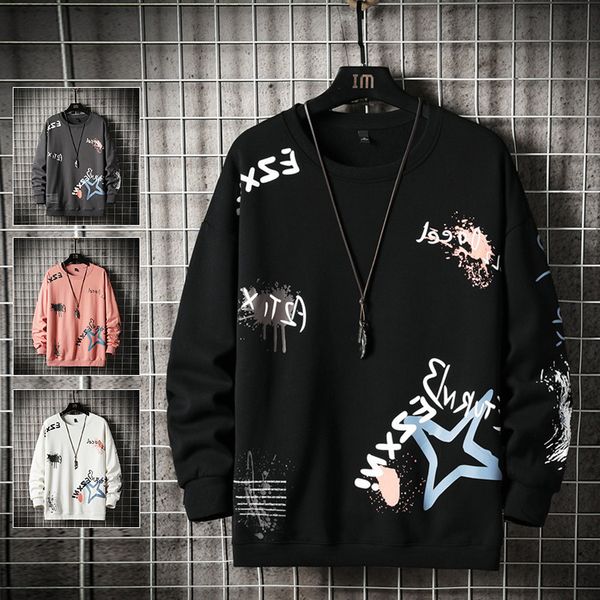 

wind 2021 trend sweater loose comfortable men's coat, Black