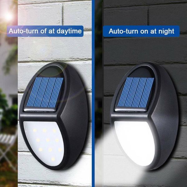 

wall lamp 4pcs abs home decor solar light pathway durable driveway bright garden security outdoor waterproof motion sensor yard