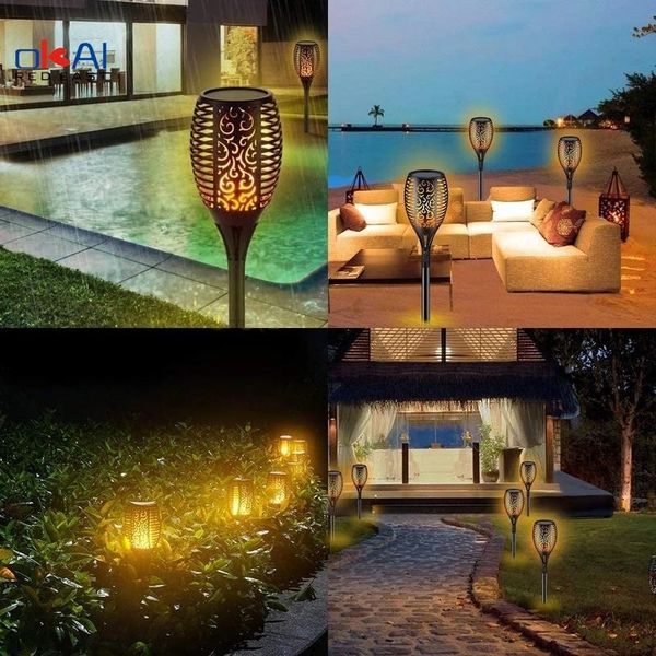 

lawn lamps 1/4/8/12 pcs12led 33led garden night light auto control lamp waterproof deco for outdoor