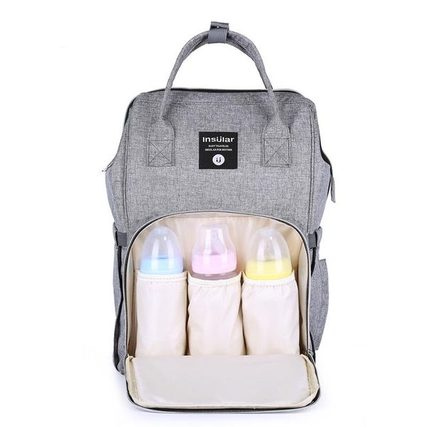 

diaper bags women mommy fashion 2021 style mother ladies bag backpack with baby changing bed multi-function set